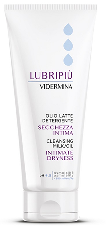 VIDERMINA LUBRIPIU' OLIO LATTE DETERGENTE SECCHEZZA INTIMA 200 ML - farmaidea24.com