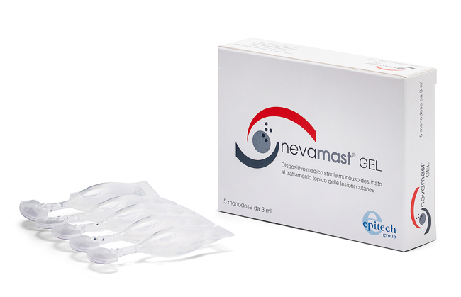 NEVAMAST GEL TRATTAMENTO TOPICO DELLE LESIONI CUTANEE 5 MONODOSE 3 ML - farmaidea24.com