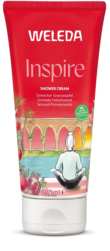 WELEDA INSPIRE DOCCIA CREMOSA MELOGRANO 200 ML - farmaidea24.com