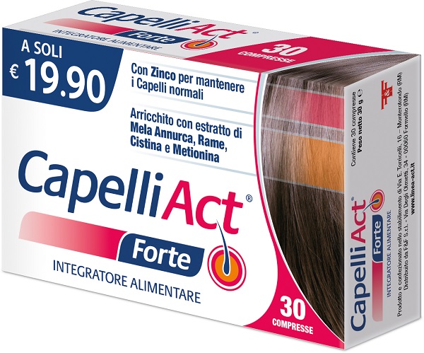 CAPELLI ACT FORTE 30 COMPRESSE - farmaidea24.com