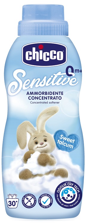 CHICCO SENSITIVE 0M+ AMMORBIDENTE CONCENTRATO SWEET TALCUM 750 ML - farmaidea24.com