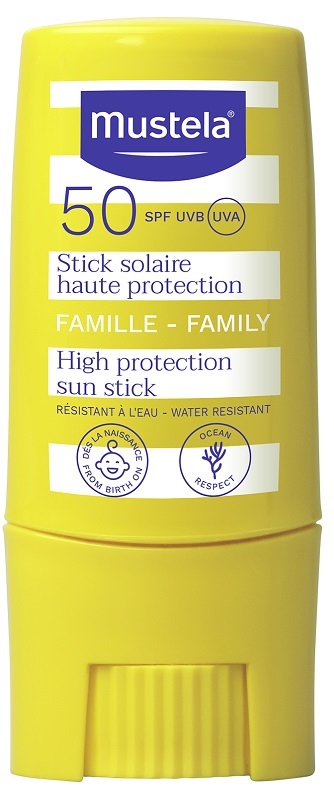 MUSTELA STICK SOLARE PROTEZIONE MOLTO ALTA SPF50 9 ML - farmaidea24.com