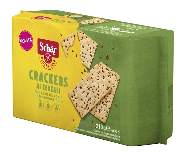 SCHAR CRACKERS CEREALI SENZA LATTOSIO 6 MONOPORZIONI DA 35 G - farmaidea24.com