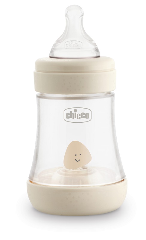 CHICCO BIBERON PERFECT 5 UNISEX 150 ML IN SILICONE 1 FORO - farmaidea24.com