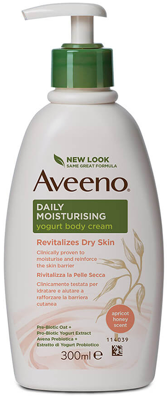 AVEENO CREMA CORPO YOGURT ALBICOCCA&MIELE 300 ML - farmaidea24.com