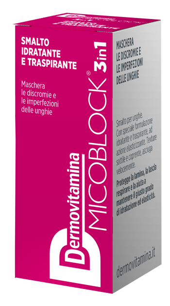 DERMOVITAMINA MICOBLOCK 3 IN 1 SMALTO IDRATANTE E TRASPIRANTE FUCSIA 5 ML - farmaidea24.com