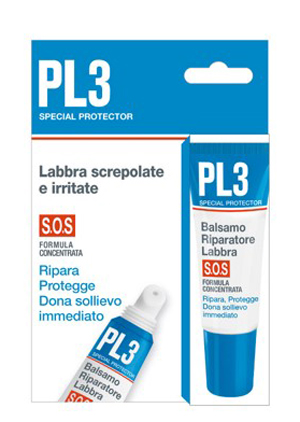 PL3 BALSAMO RIPARATORE LABBRA SOS CON ASTUCCIO 7,5 ML - farmaidea24.com