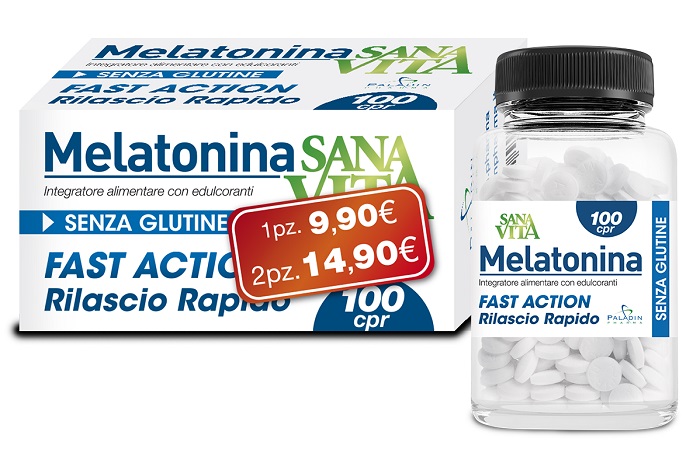 SANAVITA MELATONINA 100 COMPRESSE - farmaidea24.com
