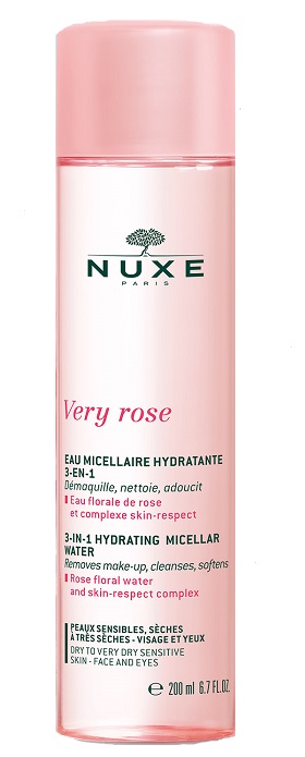 NUXE VERY ROSE ACQUA MICELLARE IDRATANTE 3 IN 1 200 ML - farmaidea24.com