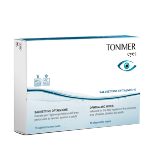 TONIMER EYES SALVIETTINE OFTALMICHE 16 PEZZI - farmaidea24.com