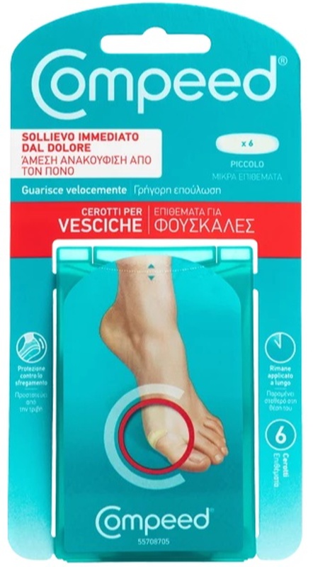 COMPEED CEROTTI PER VESCICHE PICCOLO 6 PEZZI - farmaidea24.com