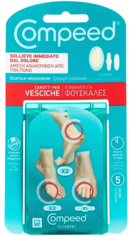 COMPEED CEROTTI PER VESCICHE MISTO 5 PEZZI - farmaidea24.com
