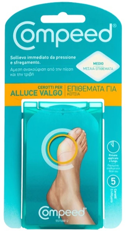 COMPEED CEROTTI PER ALLUCE VALGO 5 PEZZI - farmaidea24.com