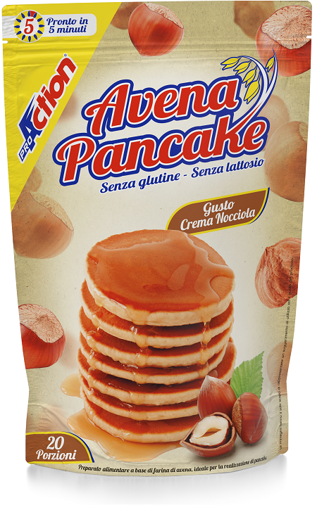 PROACTION AVENA PANCAKE CREMA DI NOCCIOLE 1000 G - farmaidea24.com