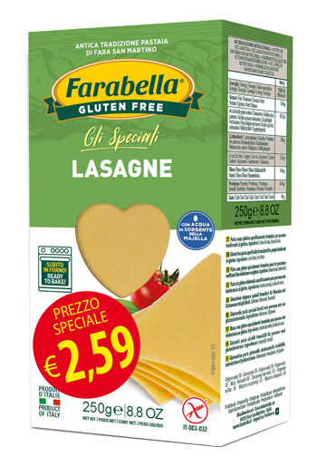 FARABELLA LASAGNA PROMO 250 G X 6 PEZZI - farmaidea24.com