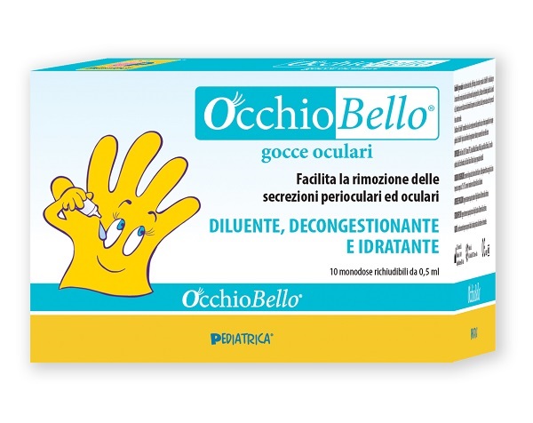 OCCHIOBELLO GOCCE OCULARI 10 FLACONCINI MONODOSE RICHIUDIBILI DA 0,5 ML - farmaidea24.com