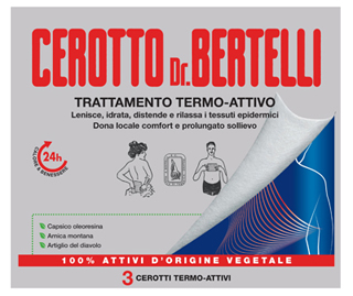 DR BERTELLI CEROTTO TERMO-ATTIVO 3 PEZZI - farmaidea24.com