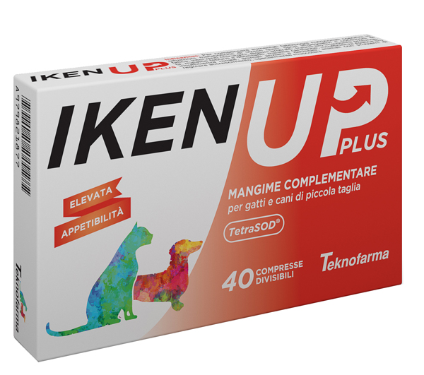 IKEN UP PLUS CANI GATTI PICCOLA TAGLIA SCATOLA 40 COMPRESSE - farmaidea24.com