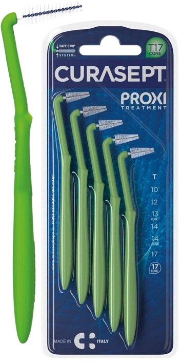 CURASEPT PROXI ANGLE P09 VERDE CHIARO/LIGHT GREEN 5 PEZZI - farmaidea24.com