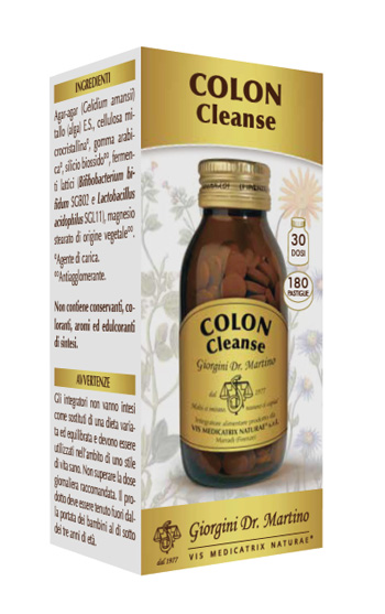 COLON CLEANSE 180 PASTIGLIE - farmaidea24.com