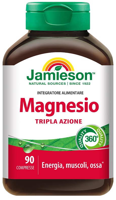 JAMIESON MAGNESIO TRIPLA AZIONE 90 COMPRESSE - farmaidea24.com