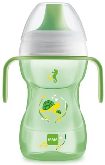 MAM TAZZA FUN TO DRINK 270 ML 8+ BECCUCCIO RIGIDO NEUTRO - farmaidea24.com