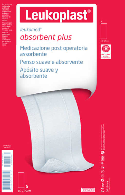 LEUKOMED MEDICAZIONE POST-OPERATORIA IN TESSUTO NON TESSUTO 10 X 25 CM - farmaidea24.com