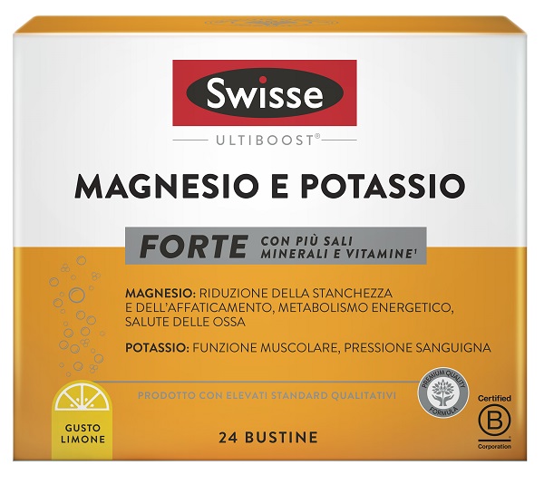 SWISSE MAGNESIO POTASSIO FORTE 24 BUSTINE - farmaidea24.com