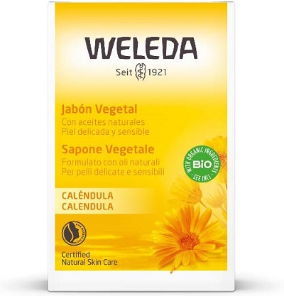 SAPONE VEGETALE CALENDULA 100 G - farmaidea24.com