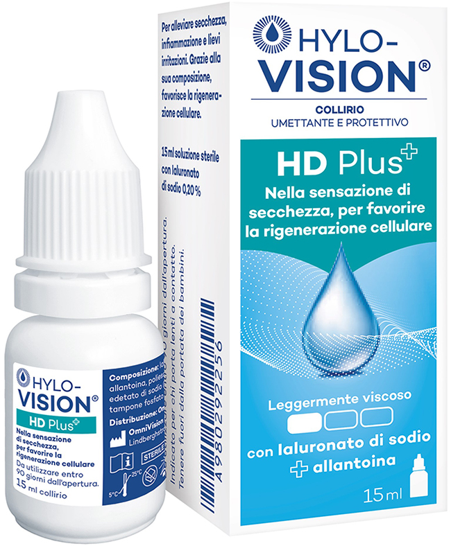 HYLOVISION HD PLUS COLLIRIO UMETTANTE E PROTETTIVO 15 ML - farmaidea24.com