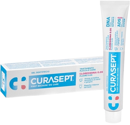 CURASEPT DENTIFRICIO 0,05 75 ML ADS+DNA - farmaidea24.com