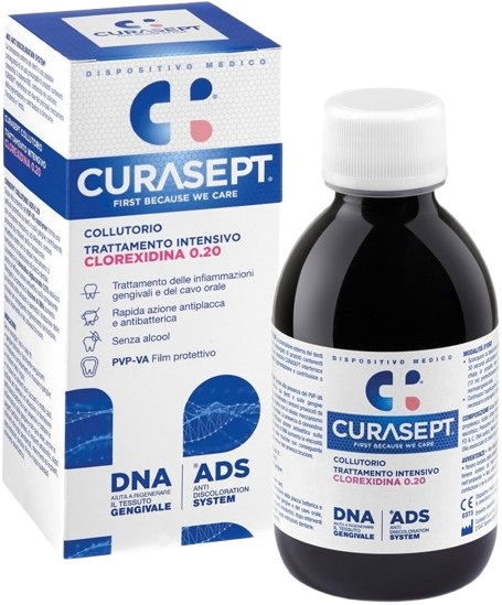 CURASEPT COLLUTORIO 0,20 ADS + DNA 200 ML - farmaidea24.com