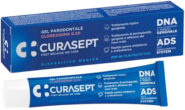 CURASEPT GEL PARODONTALE 0,5% 30 ML ADS + DNA - farmaidea24.com
