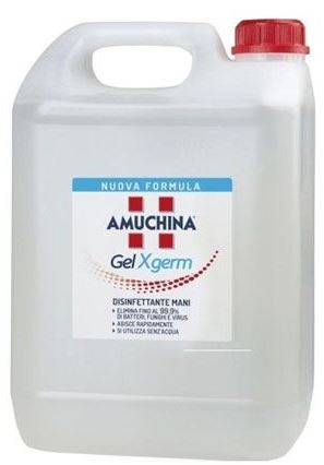 AMUCHINA GEL X-GERM DISINFETTANTE MANI 5 LITRI - farmaidea24.com