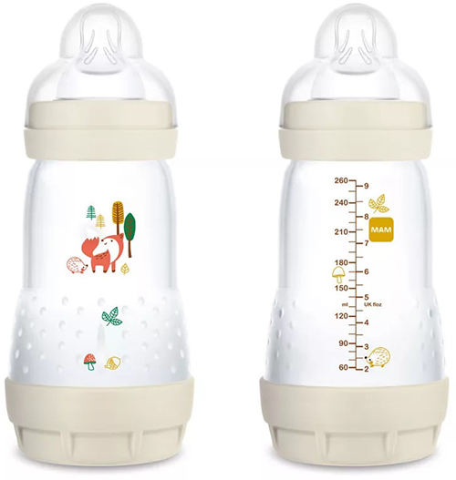 MAM BIBERON EASY START 260 ML 2+ TETTARELLA 2 NEUTRO 2 PEZZI - farmaidea24.com