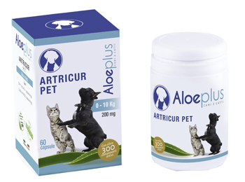 ALOEPLUS ARTRICUR PET CANI/GATTI 0-11 KG 12 G 60 CAPSULE - farmaidea24.com