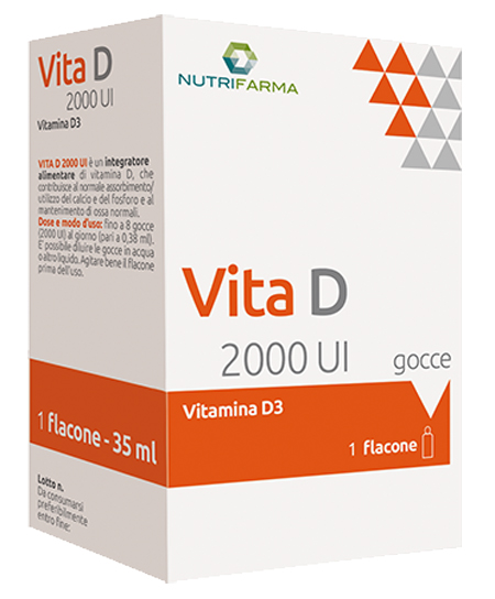 VITA D 2000UI GOCCE 35 ML - farmaidea24.com
