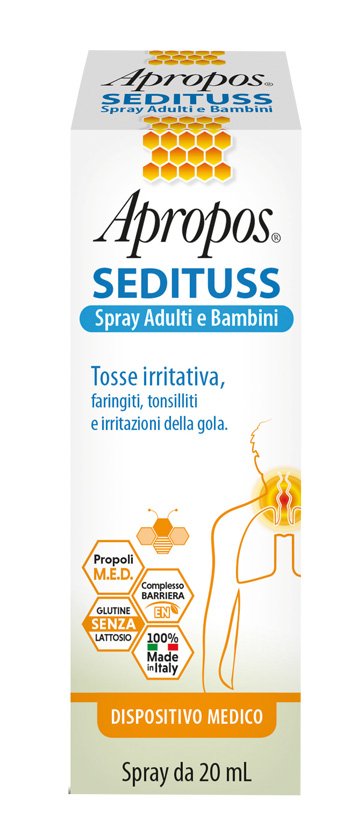 APROPOS SEDITUSS SPRAY ADULTI/BAMBINI 20 ML - farmaidea24.com