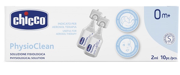 CHICCO SOLUZIONE PHYSIOCLEAN 2 ML 10 PEZZI - farmaidea24.com