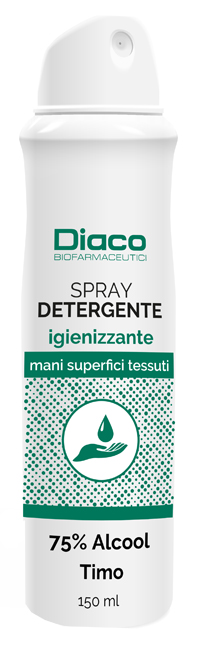 SPRAY DETERGENTE IGIENIZZANTE MANI E SUPERFICI SPRAY 150 ML - farmaidea24.com
