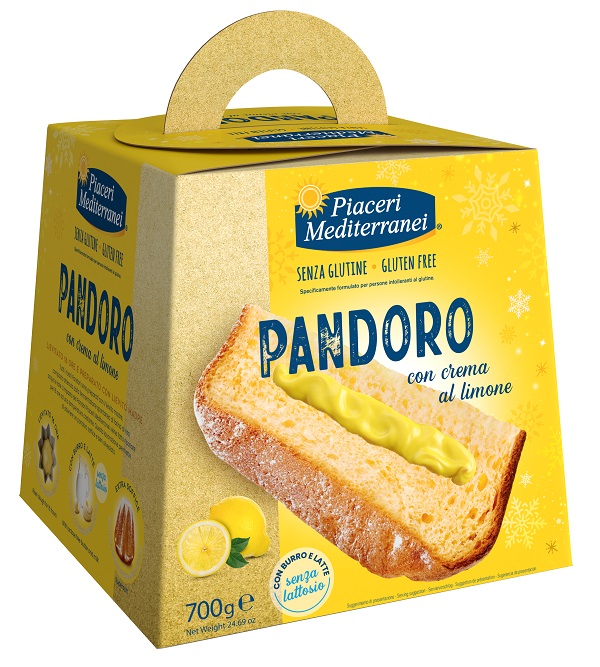 PIACERI MEDITERRANEI PANDORO CREMA AL LIMONE 700 G - farmaidea24.com