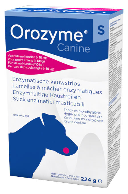 OROZYME CANINE STRISCE ENZIMATICHE MASTICABILI PER CANI DI TAGLIA PICCOLA - farmaidea24.com