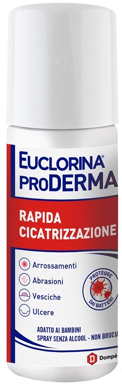EUCLORINA PRODERMA RAPIDA CICATRIZZAZIONE SPRAY 125 ML - farmaidea24.com