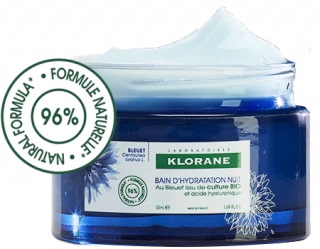 KLORANE CREMA IDRATANTE NOTTE FIORDALISO ACIDO IALURONICO 50 ML - farmaidea24.com