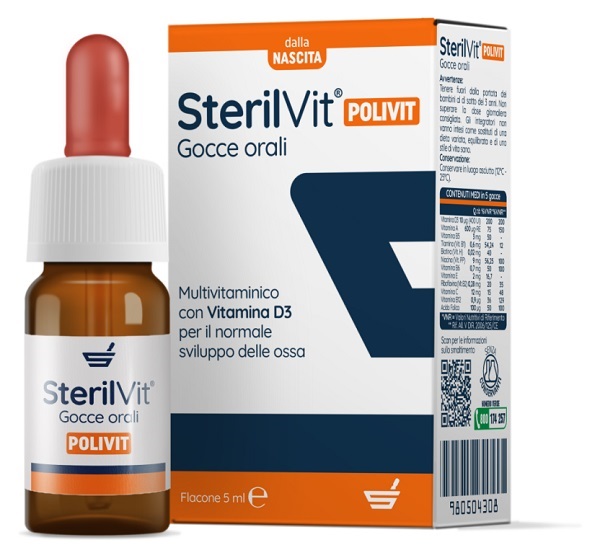 STERILVIT POLIVIT GOCCE 5 ML - farmaidea24.com
