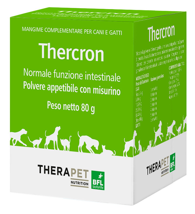 THERCRON CANE GATTO POLVERE 80 G - farmaidea24.com