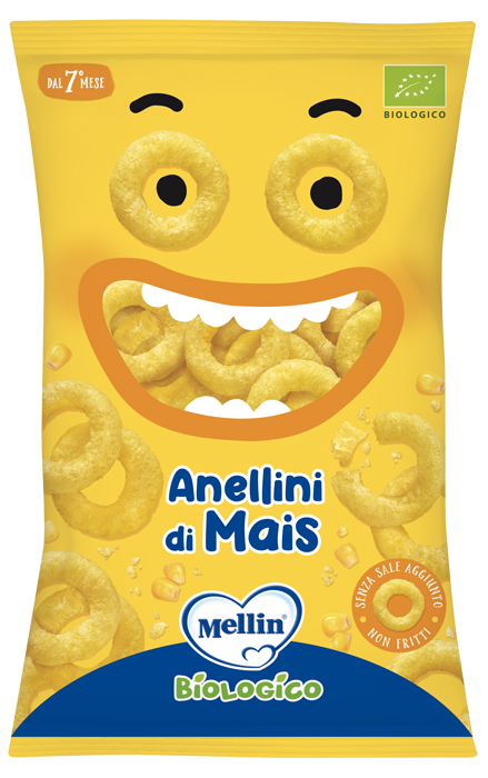 MELLIN SNACK BIO ANELLINI MAIS 15 G - farmaidea24.com