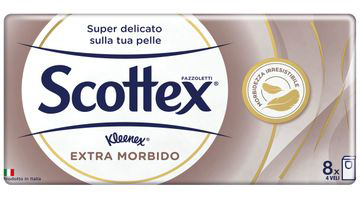 SCOTTEX EXTRA MORBIDO FAZZOLETTI 8 PEZZI - farmaidea24.com