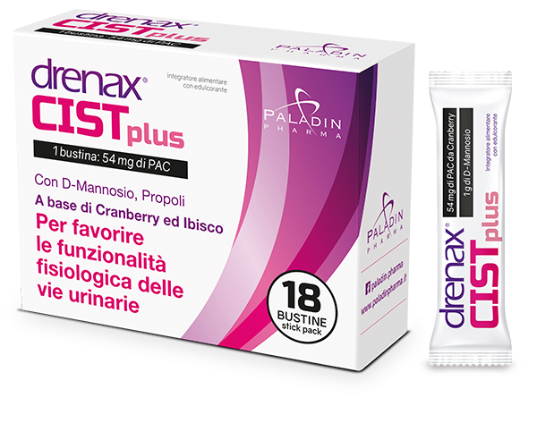 DRENAX FORTE CIST PLUS 18 STICK PACK - farmaidea24.com