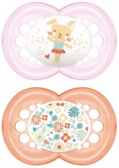 MAM SUCCHIETTO ORIGINAL 16+ SILICONE FEMMINA 2 PEZZI - farmaidea24.com